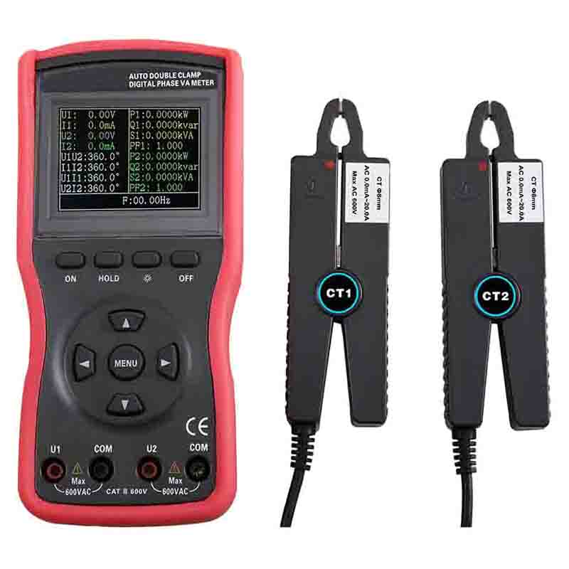 PVAM2620B智能型双钳数字相位伏安表