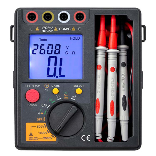 IR2513高压绝缘电阻万用表 【2.5kv1mA】
